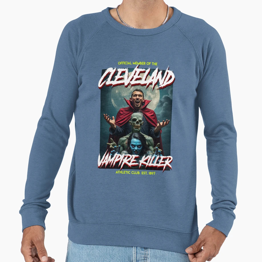 Member Cleveland Vampire Killer Sweatshirt - Minimalist Print for Adults - T-Shirt, Sweatshirt, Hoodie