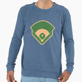 Baseball Field Sweatshirt - Trendy Graphic Men Women - T-Shirt, Sweatshirt, Hoodie