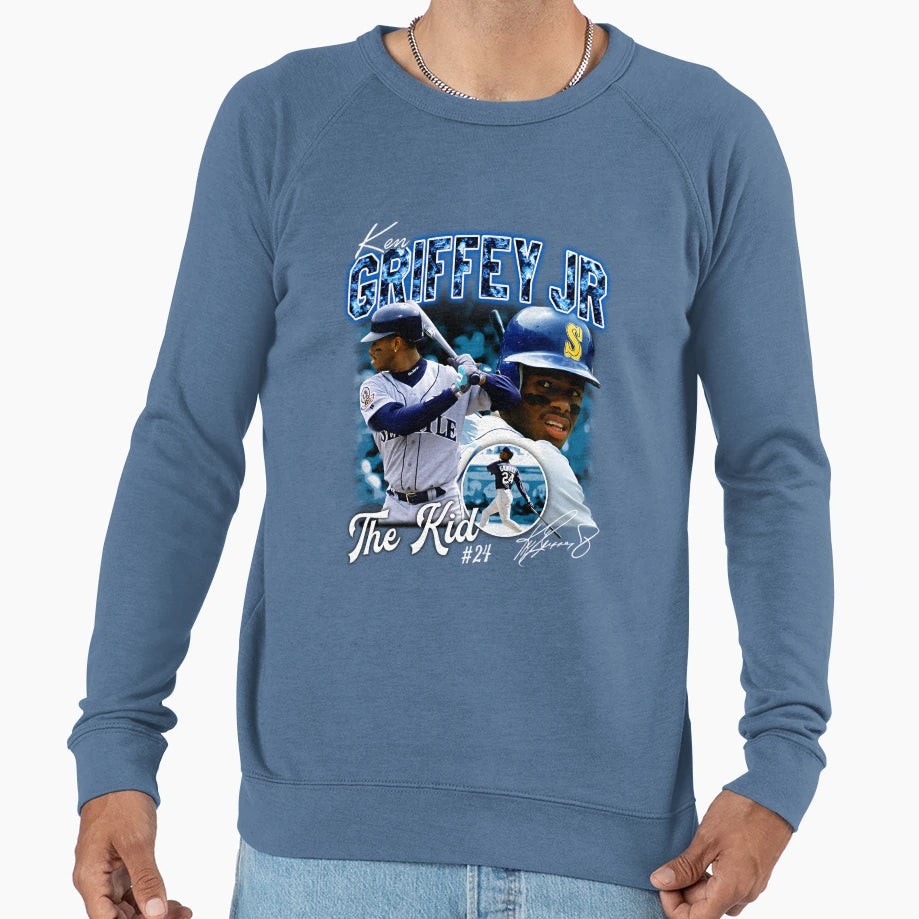 Ken Griffey Jr Basketball Legend Sweatshirt - Novelty Apparel for Adults - T-Shirt, Sweatshirt, Hoodie