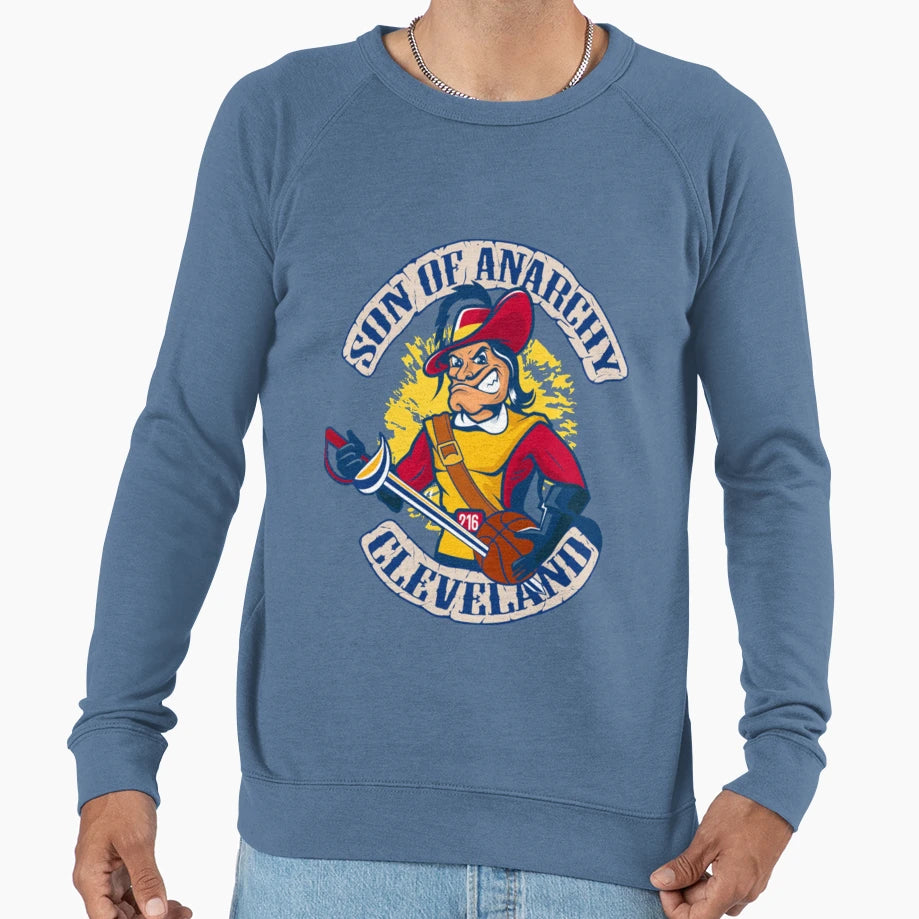 Cavalier Son Anarchy Sweatshirt - Minimalist Print for Adults - T-Shirt, Sweatshirt, Hoodie