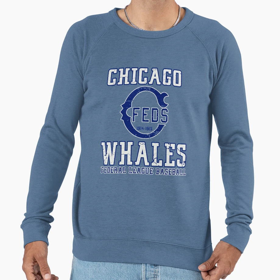 Chicago Whales Defunct Team Sweatshirt - Graphic Print Men Women - T-Shirt, Sweatshirt, Hoodie