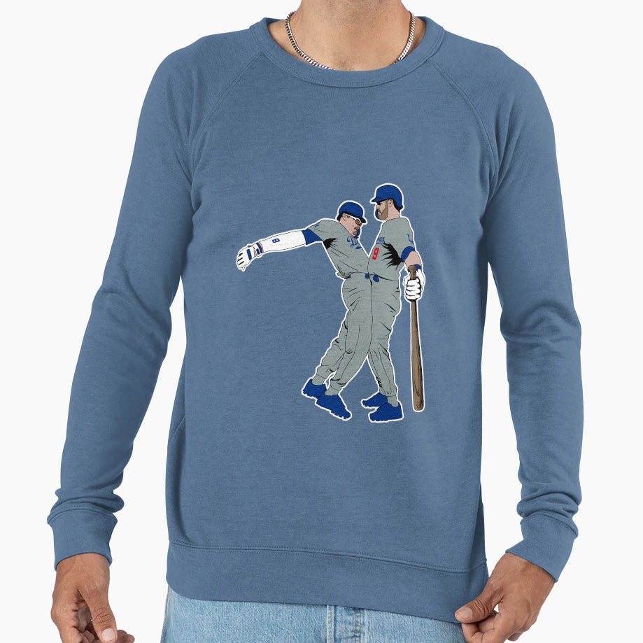 Dodger Dinger Crotch Bump Sweatshirt - Minimalist Print Unisex - T-Shirt, Sweatshirt, Hoodie