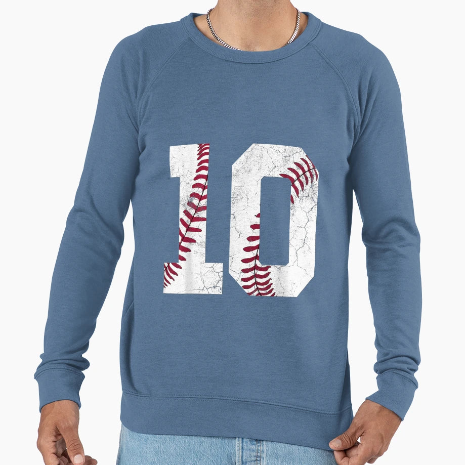 2012 10Th Birthday Baseball Ten 10 Tenth Sweatshirt - Trendy Graphic Unisex - T-Shirt, Sweatshirt, Hoodie