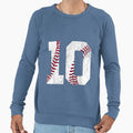 2012 10Th Birthday Baseball Ten 10 Tenth Sweatshirt - Trendy Graphic Unisex - T-Shirt, Sweatshirt, Hoodie