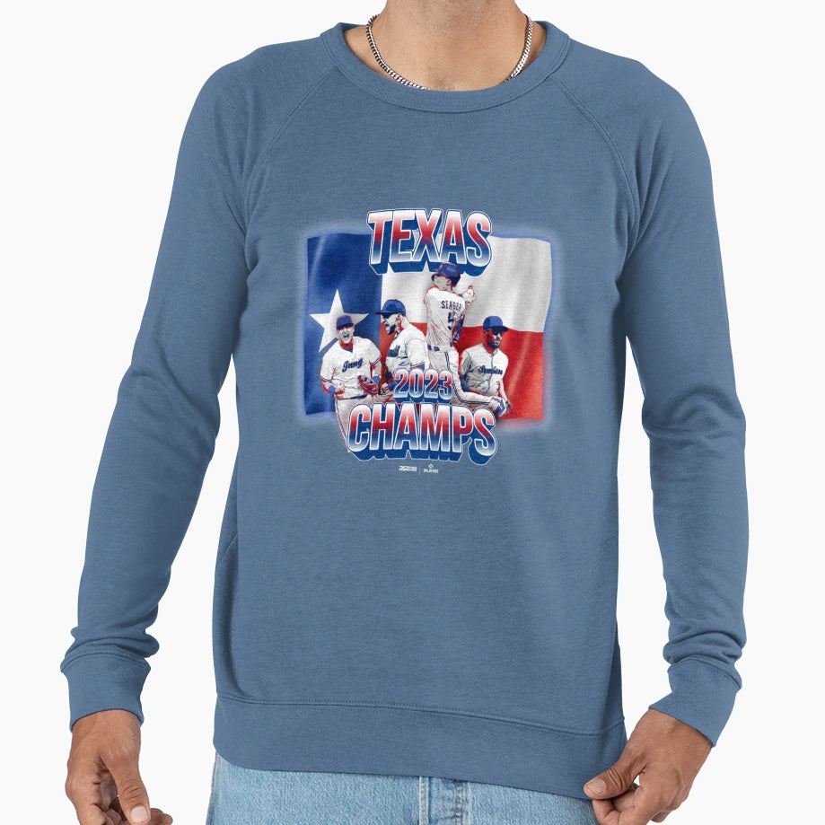 Texas Baseball 2023 World Champions Sweatshirt - Unique Graphic for Adults - T-Shirt, Sweatshirt, Hoodie