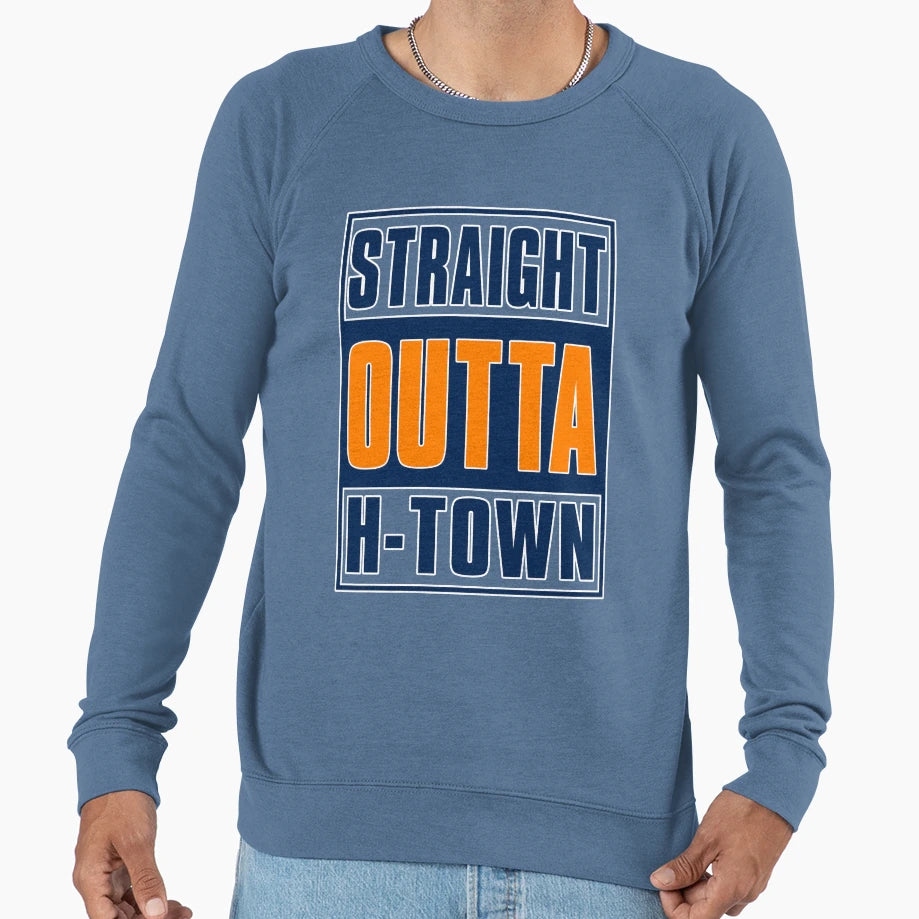 Straight Out H Town Sweatshirt - Unique Graphic Unisex - T-Shirt, Sweatshirt, Hoodie