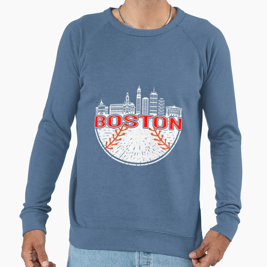 Boston Baseball Fan Sweatshirt - Streetwear Style for Adults - T-Shirt, Sweatshirt, Hoodie