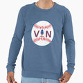 Vin Baseball Sweatshirt - Minimalist Print Unisex - T-Shirt, Sweatshirt, Hoodie