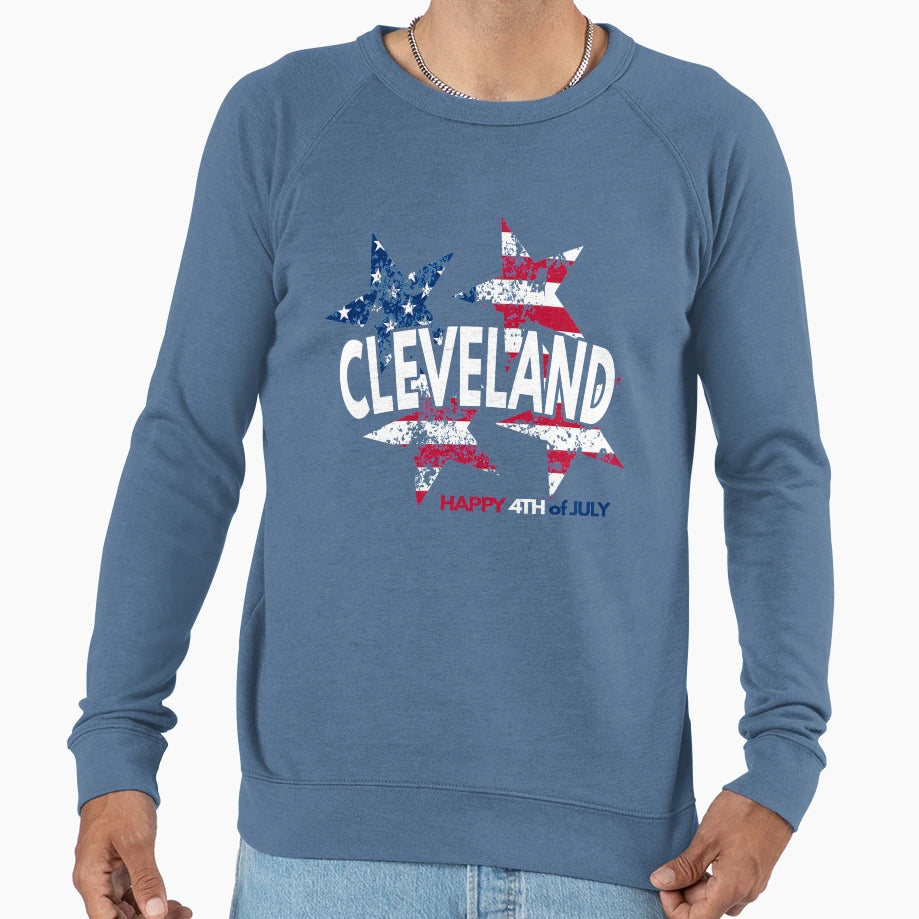 Cleveland Fourth July Sweatshirt - Custom Art Print for Adults - T-Shirt, Sweatshirt, Hoodie