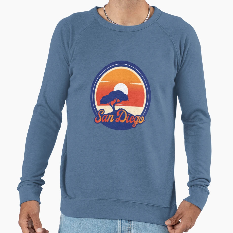 San Diego Sunsets Sweatshirt - Minimalist Print Men Women - T-Shirt, Sweatshirt, Hoodie
