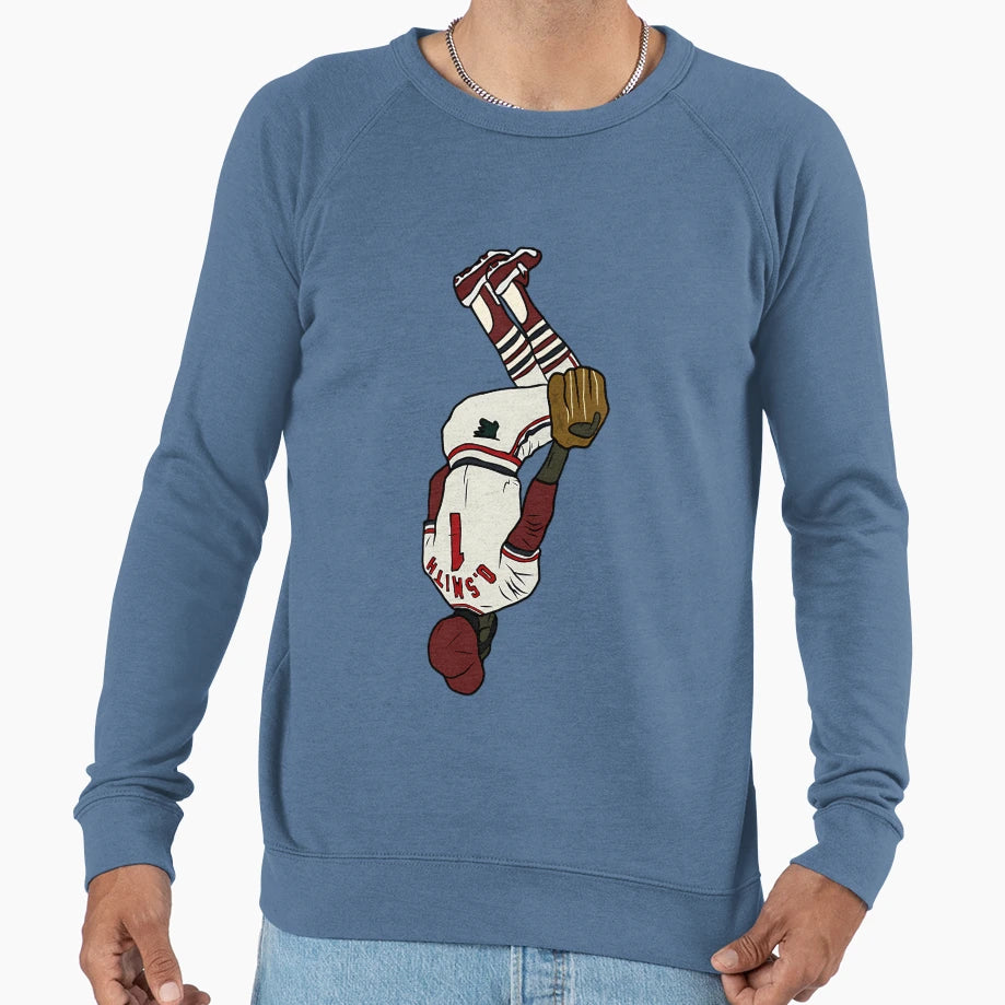 Ozzie Smith Backflip Sweatshirt - Trendy Graphic Men Women - T-Shirt, Sweatshirt, Hoodie