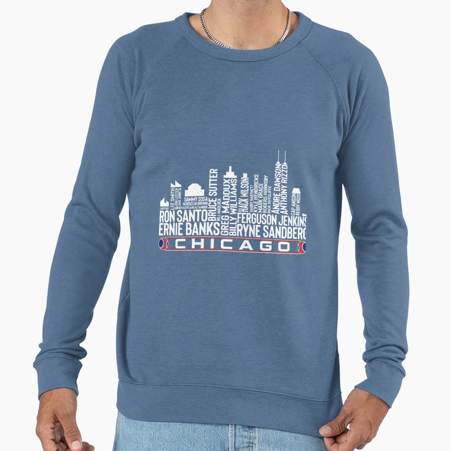 Chicago Baseball Team All Time Legends T-Shirt - Streetwear Style Unisex - T-Shirt, Sweatshirt, Hoodie