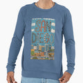 San Diego Whimsical City Life Sweatshirt - Novelty Apparel Men Women - T-Shirt, Sweatshirt, Hoodie