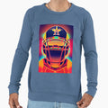 Neon Basketball Sweatshirt - Fun Novelty Design for Adults - T-Shirt, Sweatshirt, Hoodie