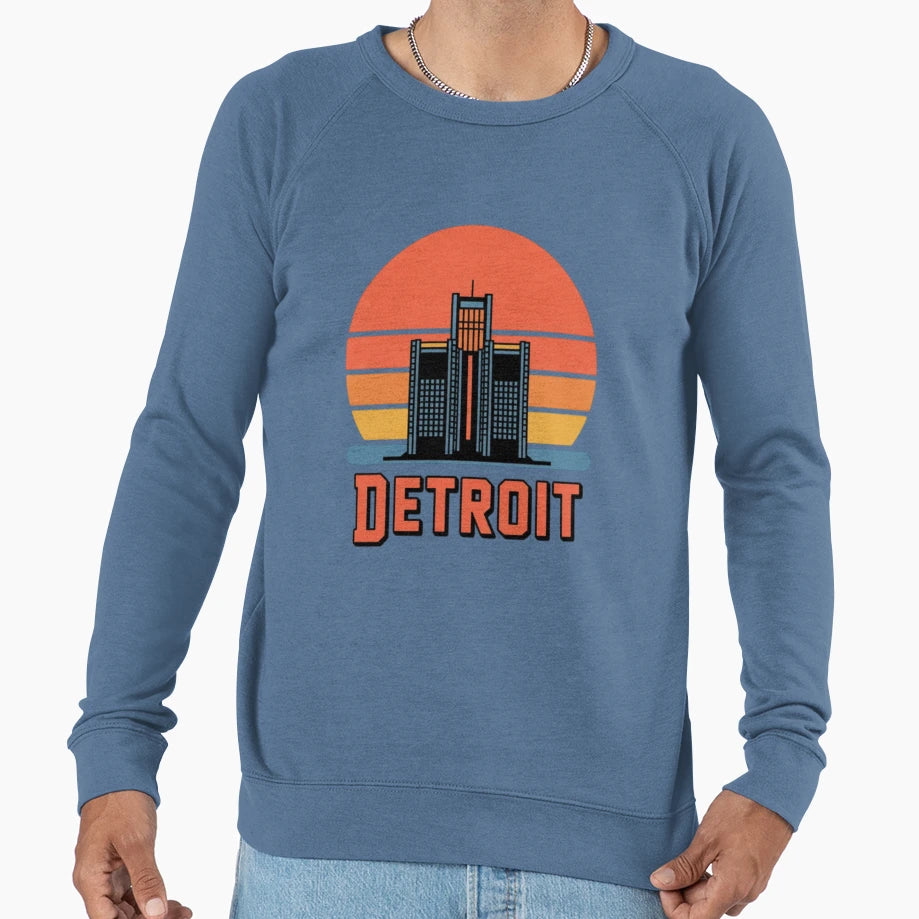 Detroit Sweatshirt - Aesthetic Graphic Men Women - T-Shirt, Sweatshirt, Hoodie