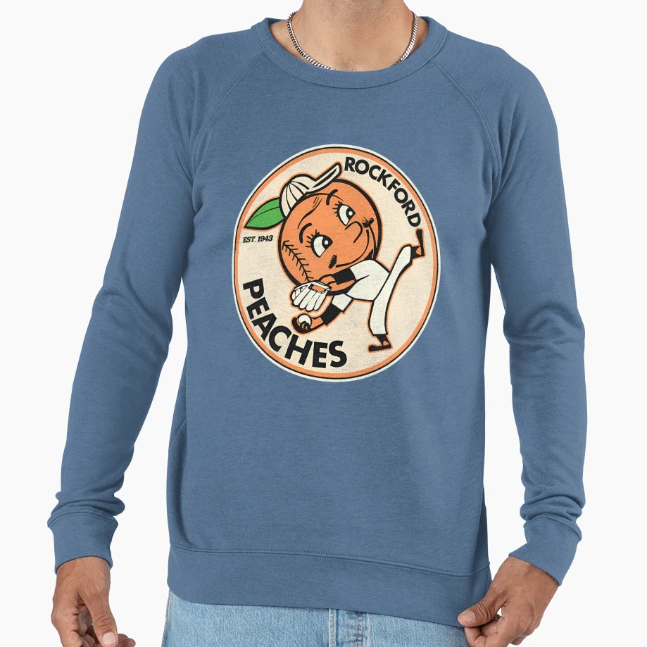 Defunct Rockford Peaches Sweatshirt - Fun Novelty Design Men Women - T-Shirt, Sweatshirt, Hoodie