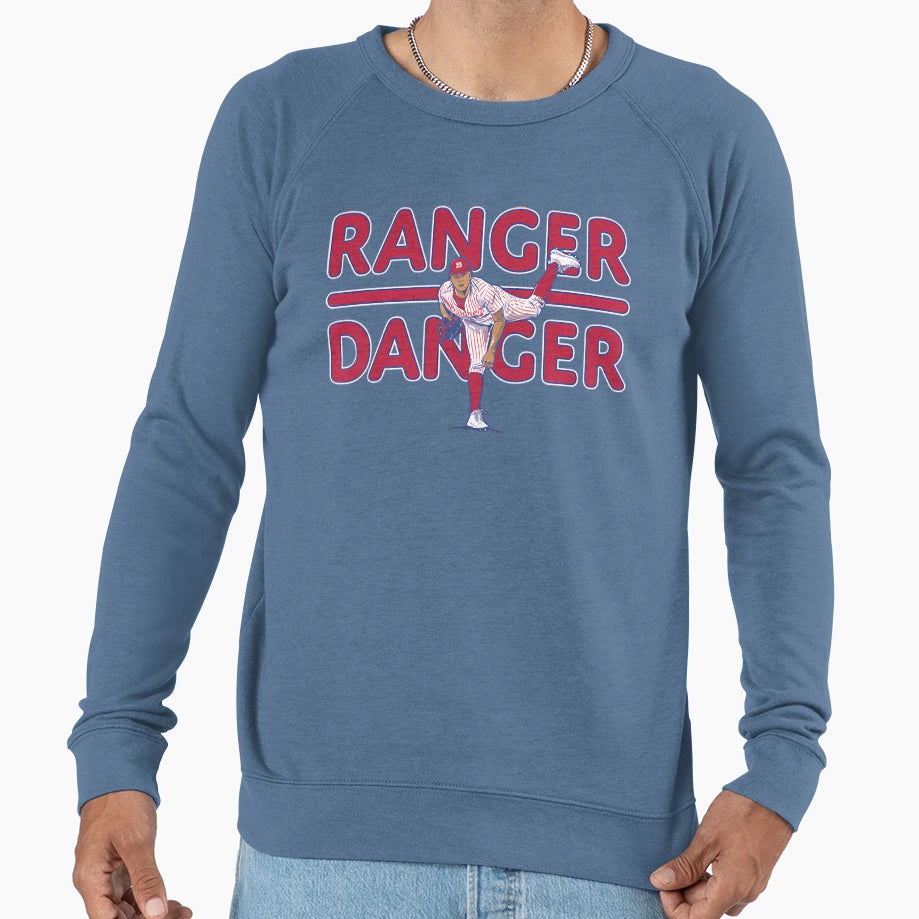 Ranger Suarez Ranger Danger 1 Sweatshirt - Custom Art Print Unisex - T-Shirt, Sweatshirt, Hoodie
