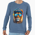 Detroit Lion Urban Sweatshirt - Aesthetic Graphic Men Women - T-Shirt, Sweatshirt, Hoodie