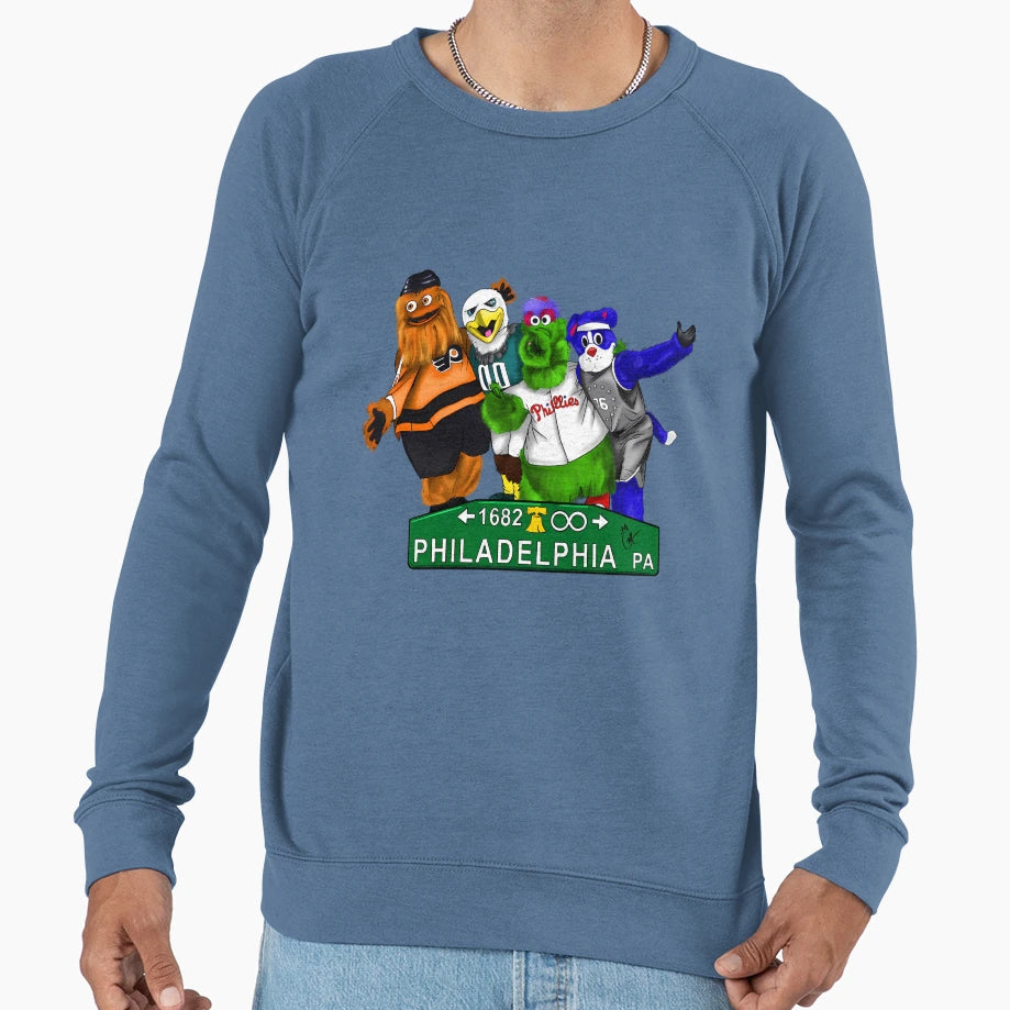 Philly Mascots 1682 Sweatshirt - Unique Graphic Unisex - T-Shirt, Sweatshirt, Hoodie