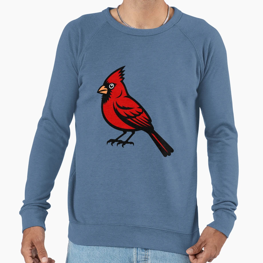 Cardinal Bird Sweatshirt - Trendy Graphic Men Women - T-Shirt, Sweatshirt, Hoodie