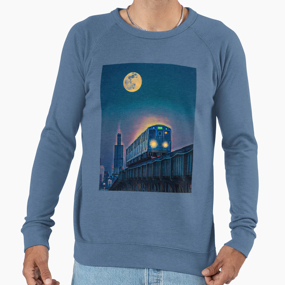 Chicago Sweatshirt - Aesthetic Graphic Men Women - T-Shirt, Sweatshirt, Hoodie