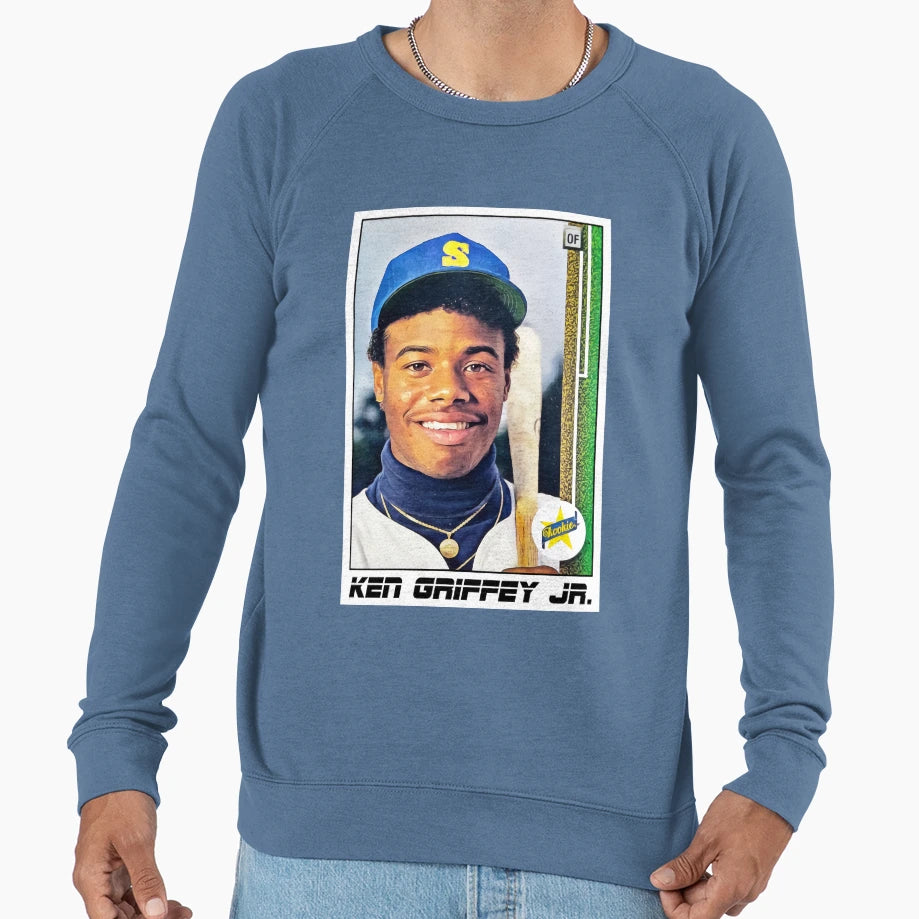 Ken Griffey Jr Baseball Card Sweatshirt - Custom Art Print for Adults - T-Shirt, Sweatshirt, Hoodie