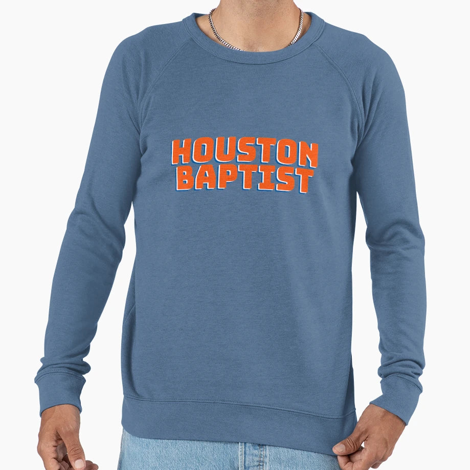 Houston Baptist University Sweatshirt - Casual Everyday Wear Men Women - T-Shirt, Sweatshirt, Hoodie