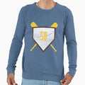 San Diego Abbreviation Baseball Home Sweatshirt - Minimalist Print Unisex - T-Shirt, Sweatshirt, Hoodie