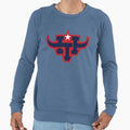 H Town Horns Sweatshirt - Minimalist Print for Adults - T-Shirt, Sweatshirt, Hoodie