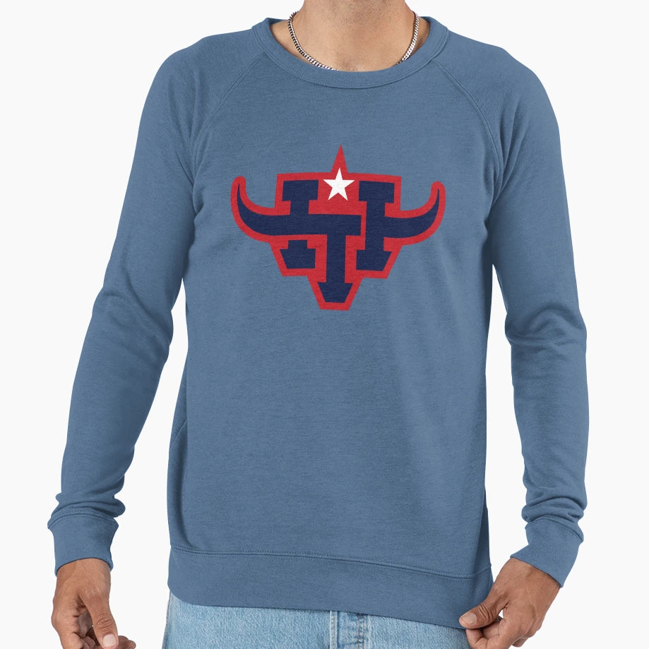 H Town Horns Sweatshirt - Minimalist Print for Adults - T-Shirt, Sweatshirt, Hoodie