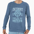 Detroit Football Fueled Sweatshirt - Unique Graphic Unisex - T-Shirt, Sweatshirt, Hoodie