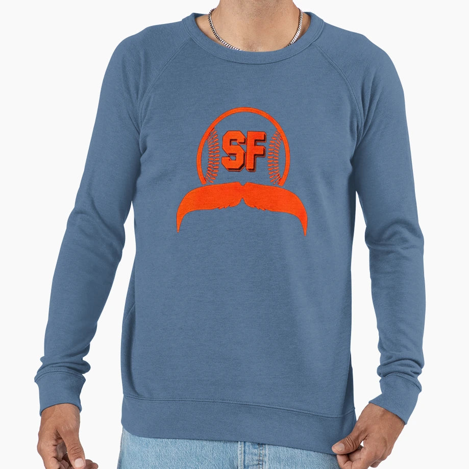 San Francisco Mustache May Sweatshirt - Unique Graphic Men Women - T-Shirt, Sweatshirt, Hoodie