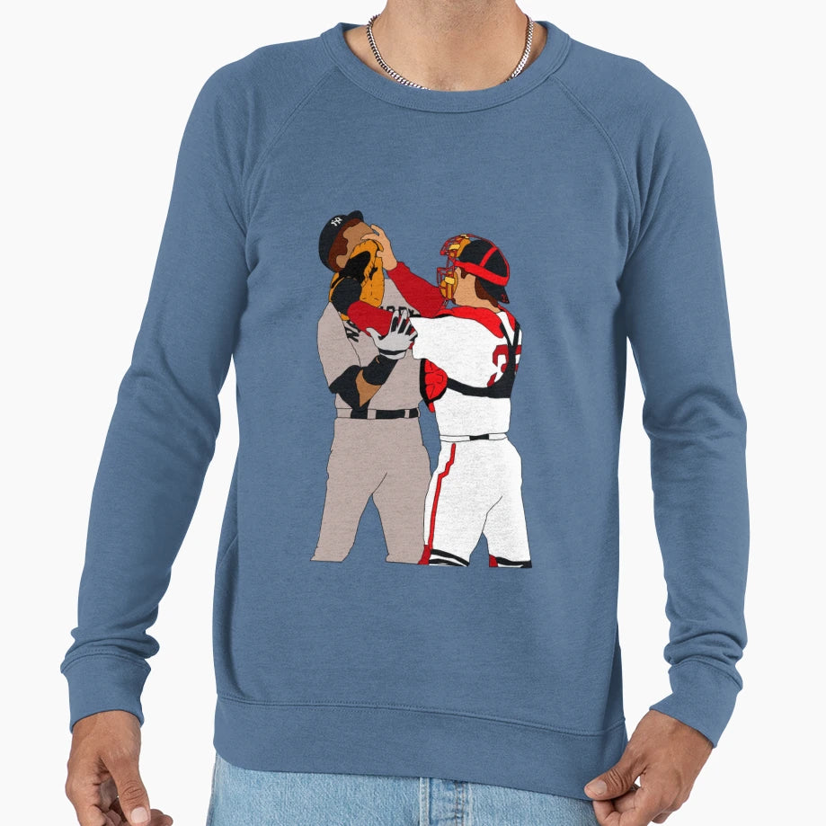 Jason Varitek Alex Rodriguez Brawl Sweatshirt - Minimalist Print for Adults - T-Shirt, Sweatshirt, Hoodie