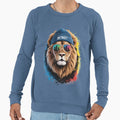 Detroit Lion Sweatshirt - Casual Everyday Wear Unisex - T-Shirt, Sweatshirt, Hoodie