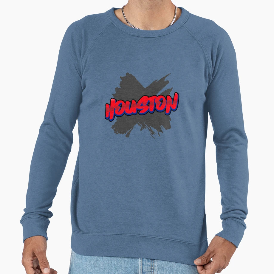 Houston Sweatshirt - Minimalist Print Men Women - T-Shirt, Sweatshirt, Hoodie