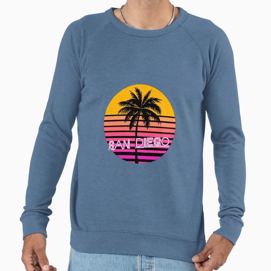 San Diego California Beach Sweatshirt - Streetwear Style Unisex - T-Shirt, Sweatshirt, Hoodie