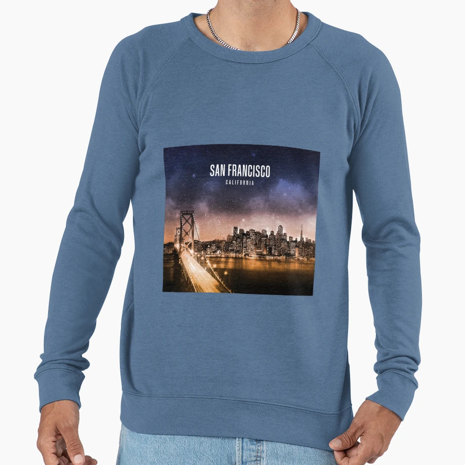 San Francisco California Sweatshirt - Aesthetic Graphic Men Women - T-Shirt, Sweatshirt, Hoodie
