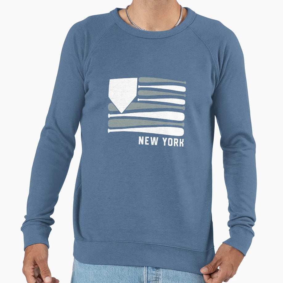 New York Baseball Is American Sweatshirt - Custom Art Print Unisex - T-Shirt, Sweatshirt, Hoodie