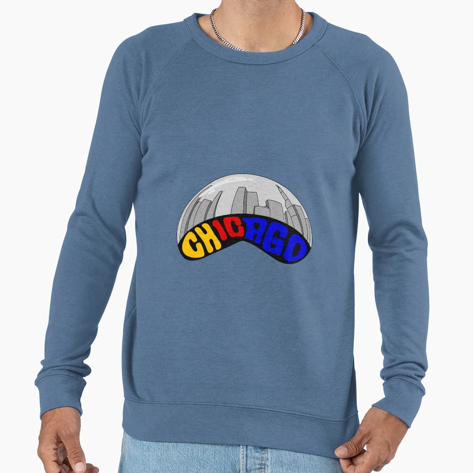 Chicago Bean Nascar Sweatshirt - Minimalist Print Unisex - T-Shirt, Sweatshirt, Hoodie