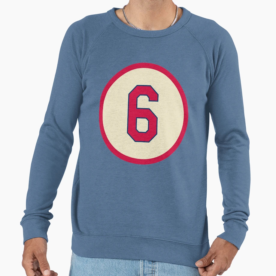 Stan Musial 6 Jersey Number Sweatshirt - Fun Novelty Design Men Women - T-Shirt, Sweatshirt, Hoodie