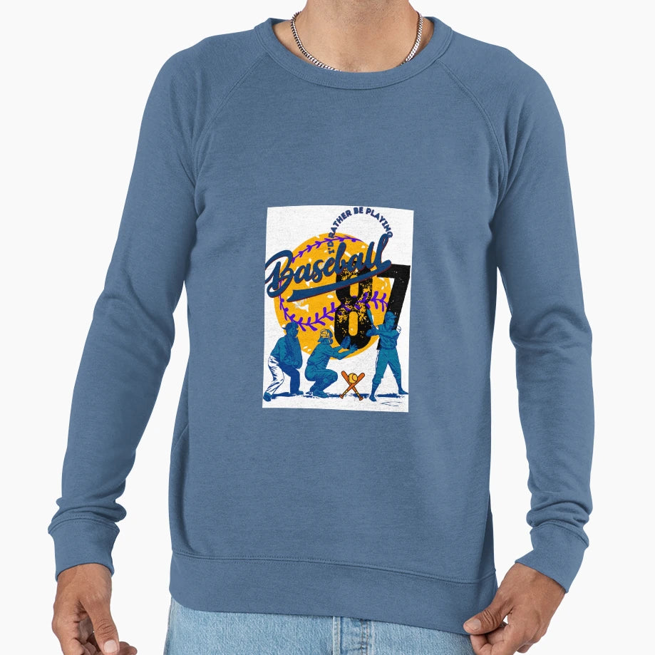 Baseball Sweatshirt - Streetwear Style Men Women - T-Shirt, Sweatshirt, Hoodie