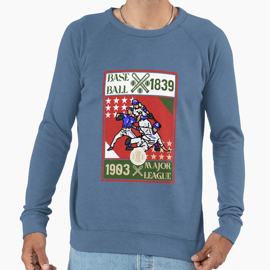 Baseball Sweatshirt - Trendy Graphic Men Women - T-Shirt, Sweatshirt, Hoodie