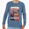 San Francisco Cable Car Travel Sweatshirt - Trendy Graphic for Adults - T-Shirt, Sweatshirt, Hoodie