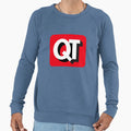 Serene Quiktrip Abear Qt Hilltop Sweatshirt - Minimalist Print for Adults - T-Shirt, Sweatshirt, Hoodie