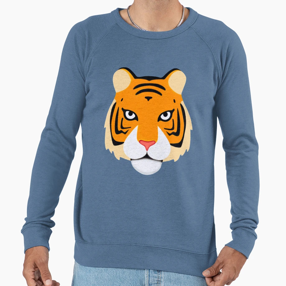 Copy Tiger Sweatshirt - Graphic Print Unisex - T-Shirt, Sweatshirt, Hoodie