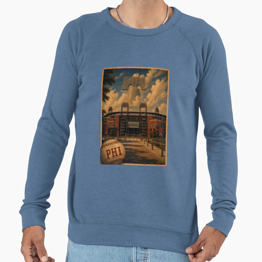 Philadelphia Baseball Haven Sweatshirt - Minimalist Print Unisex - T-Shirt, Sweatshirt, Hoodie