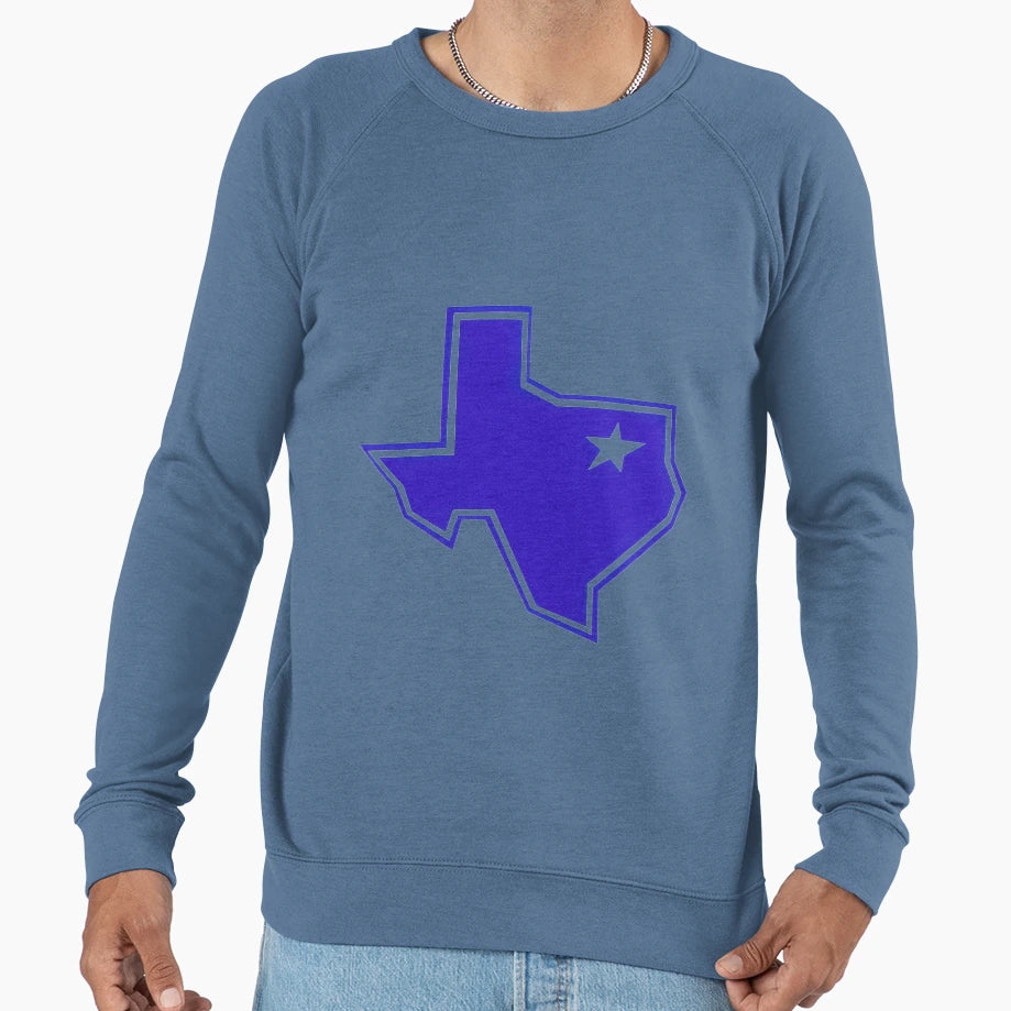 Texas Star Green Lone Star State Sweatshirt - Graphic Print for Adults - T-Shirt, Sweatshirt, Hoodie