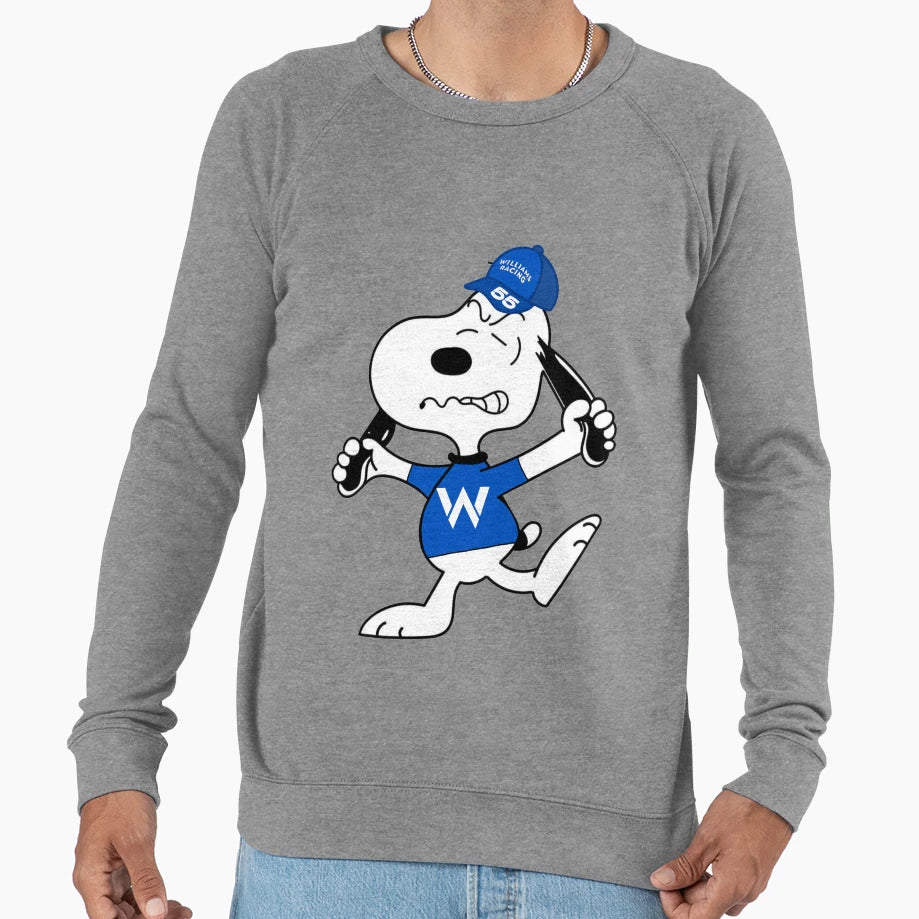Angry Snoopy Williams Fan Sweatshirt - Trendy Graphic Unisex - T-Shirt, Sweatshirt, Hoodie