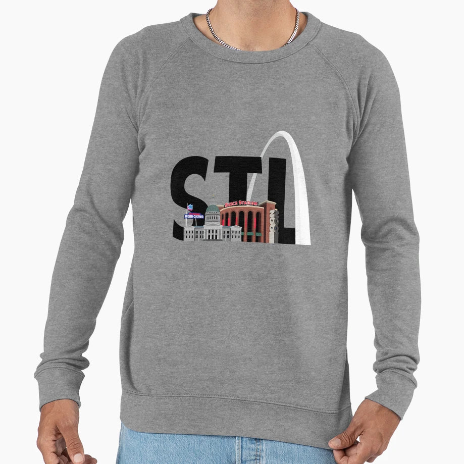 St Louis Illustration Sweatshirt - Casual Everyday Wear Unisex - T-Shirt, Sweatshirt, Hoodie