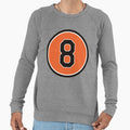 Cal Ripken Jr 8 Jersey Number Sweatshirt - Novelty Apparel Unisex - T-Shirt, Sweatshirt, Hoodie
